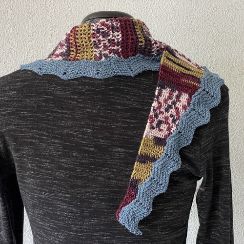 Knit and Crochet Scarf Janneke