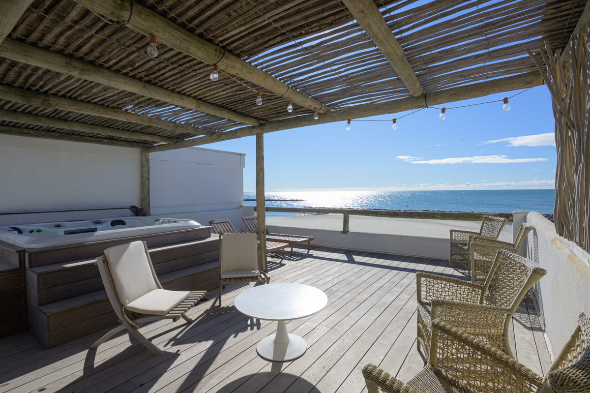 Villa Carnon terrasse face mer