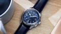 Leather strap on a Seiko Alpinist