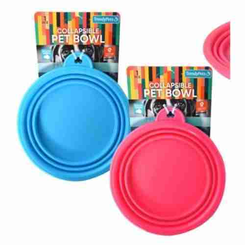 Collapsible Pet Bowl 17x4cm250ml