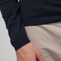 V-Pullover in Schwarz 