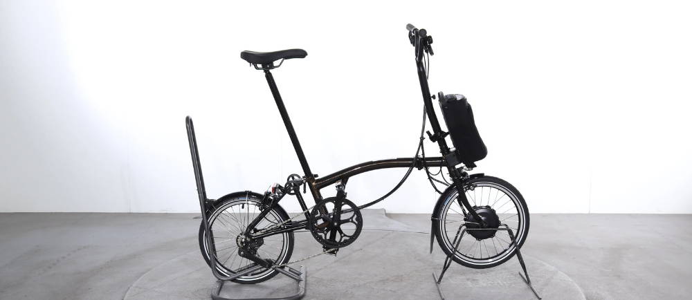 Brompton C Line folding electric bike