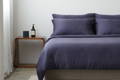 TENCEL Bed Sheets Fitted Sheet Set Midnight Dark Blue*