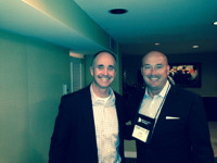 Dan Seivert of ECHELON and Tom Lydon of ETF Trends at Junxure party.