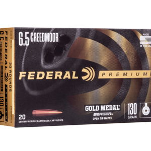 Federal Premium Berger 6.5 Creedmoor 130 Grain Centerfire Rifle Ammo. Must be exact round ID#GM65CRDBH130