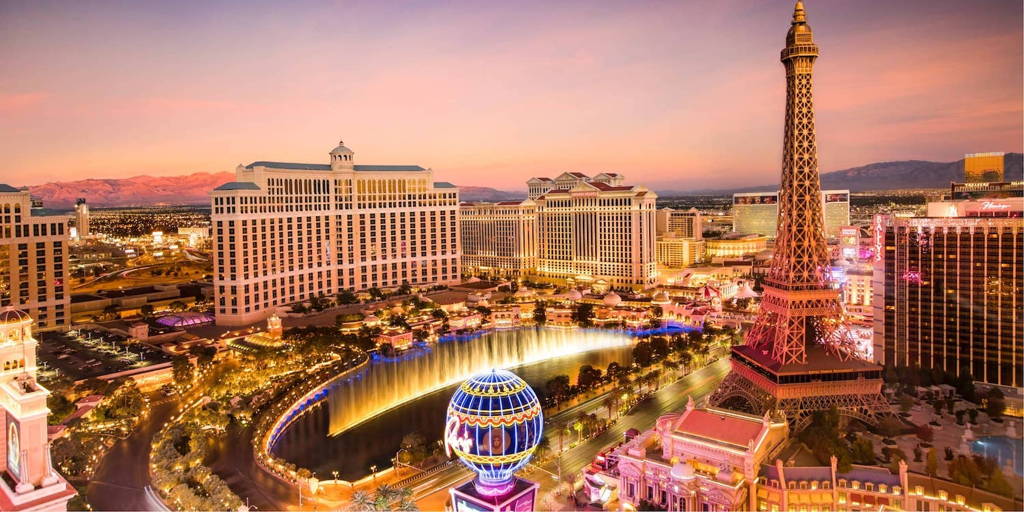 View of the Las Vegas Strip.