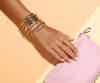 Ladies gold padlock charm bracelets - Pobjoy Diamonds