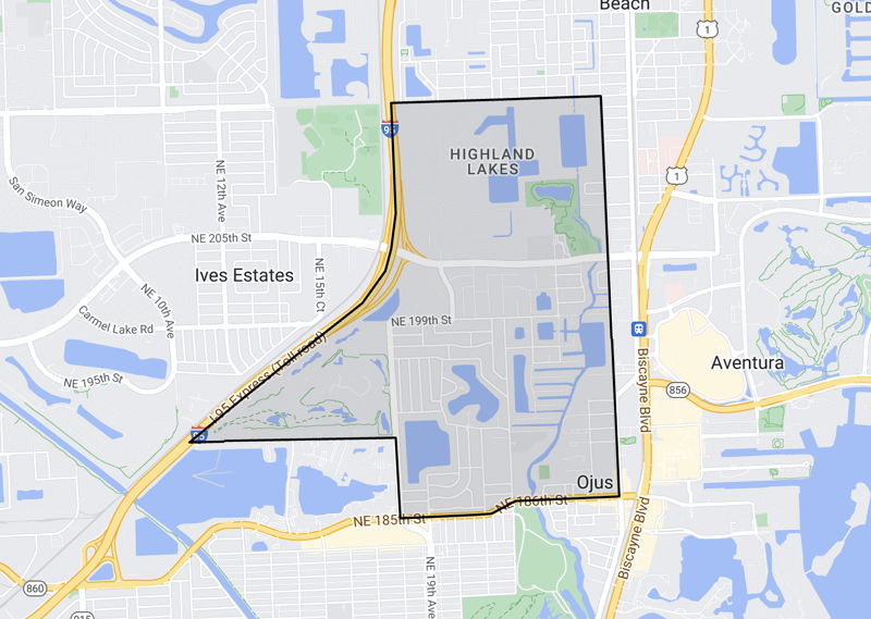 skyview of NORTH EAST DADE