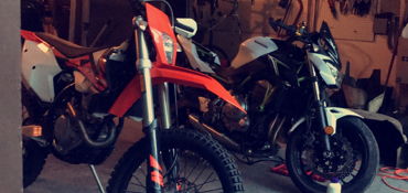 2018 KTM 350 EXC-F motorcycle for rent near Estacada, OR