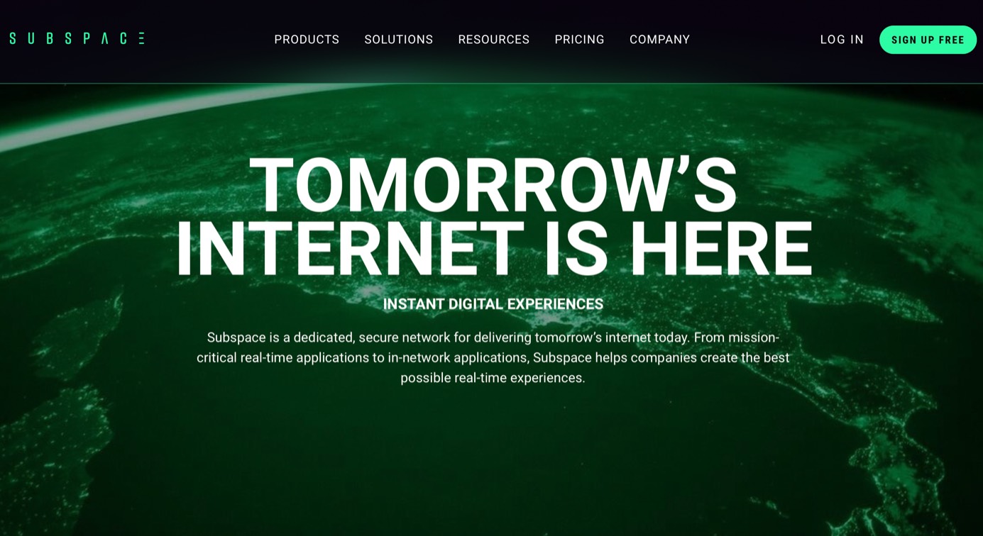 Subspace product / service