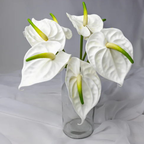 Anthurium Small Red - Realistic Artificial Flowers - Image 2