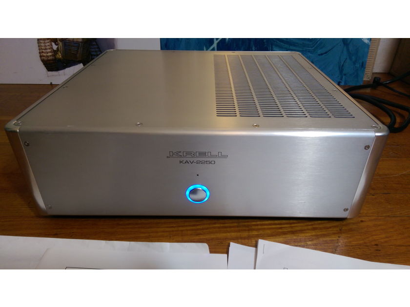 Krell KAV-2250 Power Amp in Box with Manual Excellent Condition