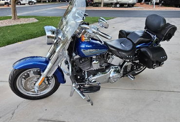 2009 HARLEY-DAVIDSON FLSTF FAT BOY (CSTM PAINT) motorcycle for rent near Hurricane, UT