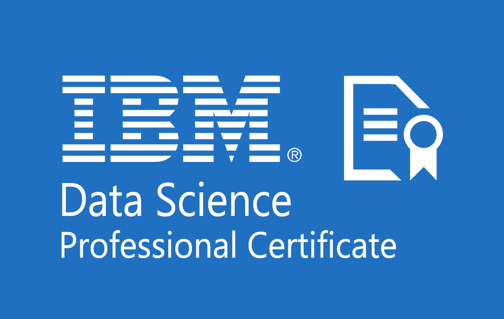 2ibm data science professional certificate