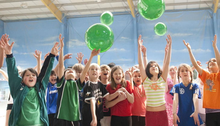 blue beach kinder und animation