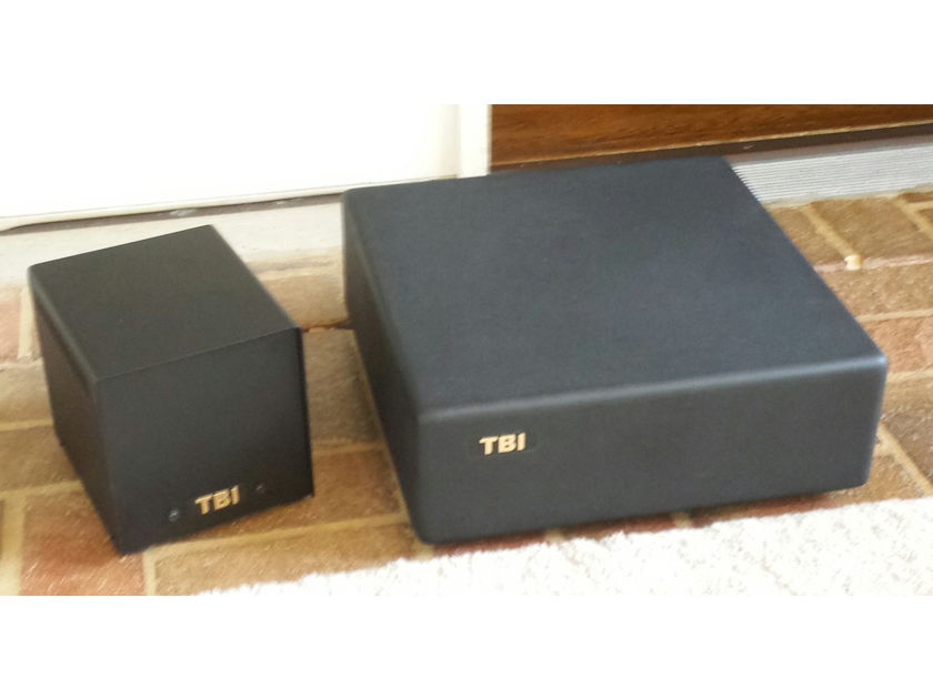 TBI Magellan VI Passive Subwoofer and TBI 200 Sub Amp One of the best subs for music