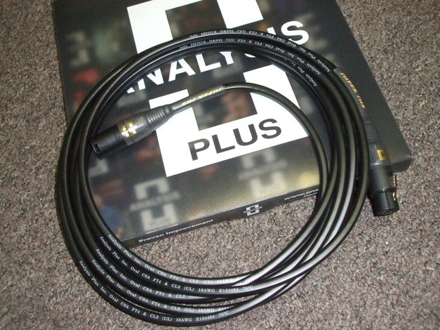 Analysis Plus Super Sub Cable 4 meter XLR