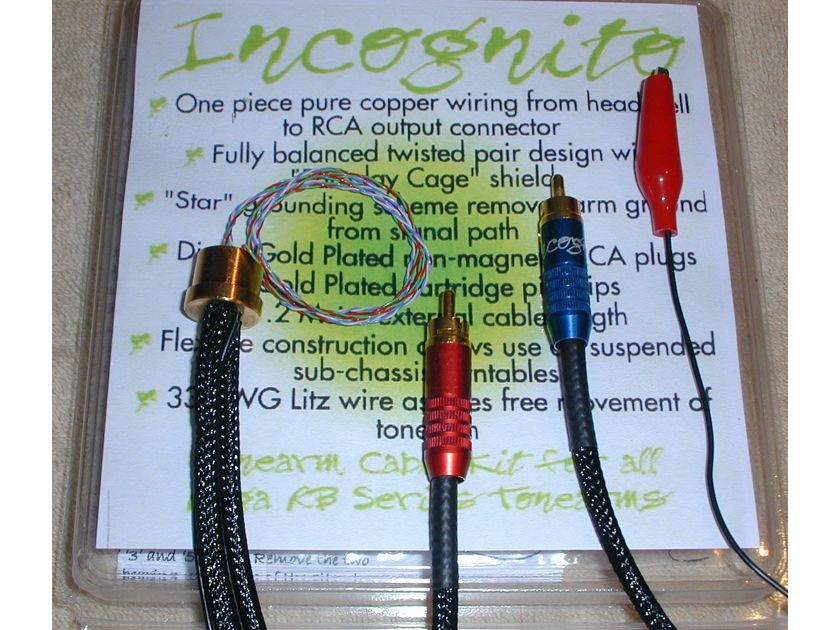 Incognito Rega Rewire Kit (Cardas wire) new