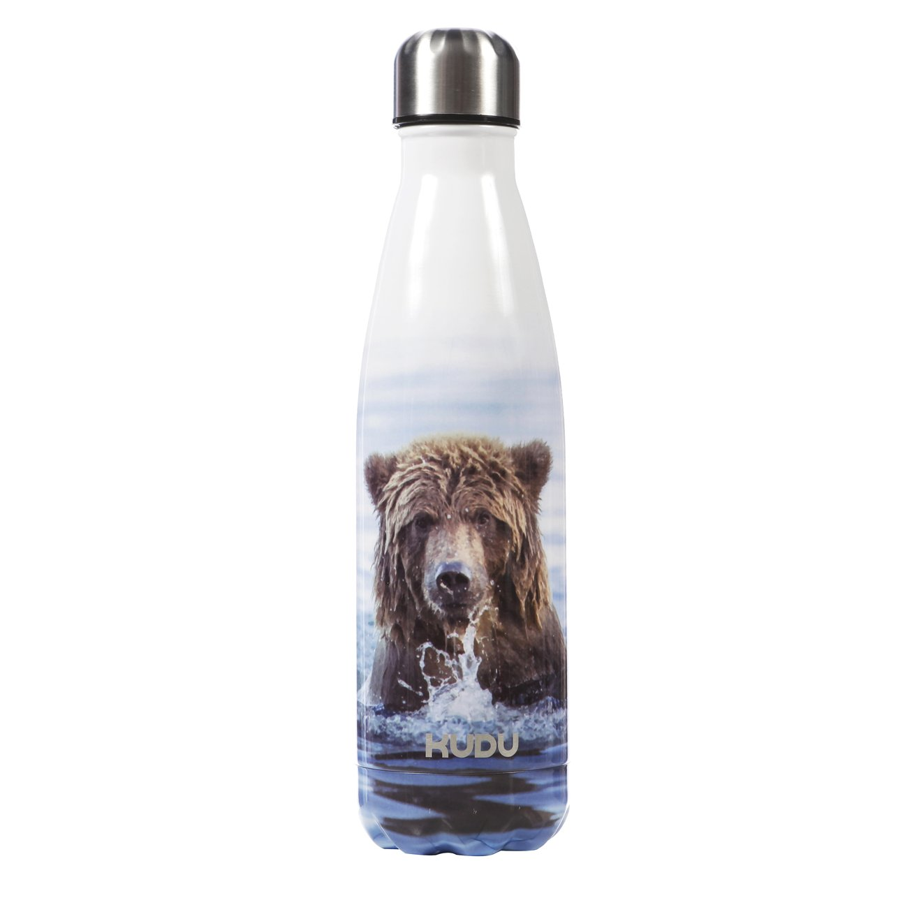 Plastic free alternative reusable water bottle from Sustainable brand Kudu Bottles