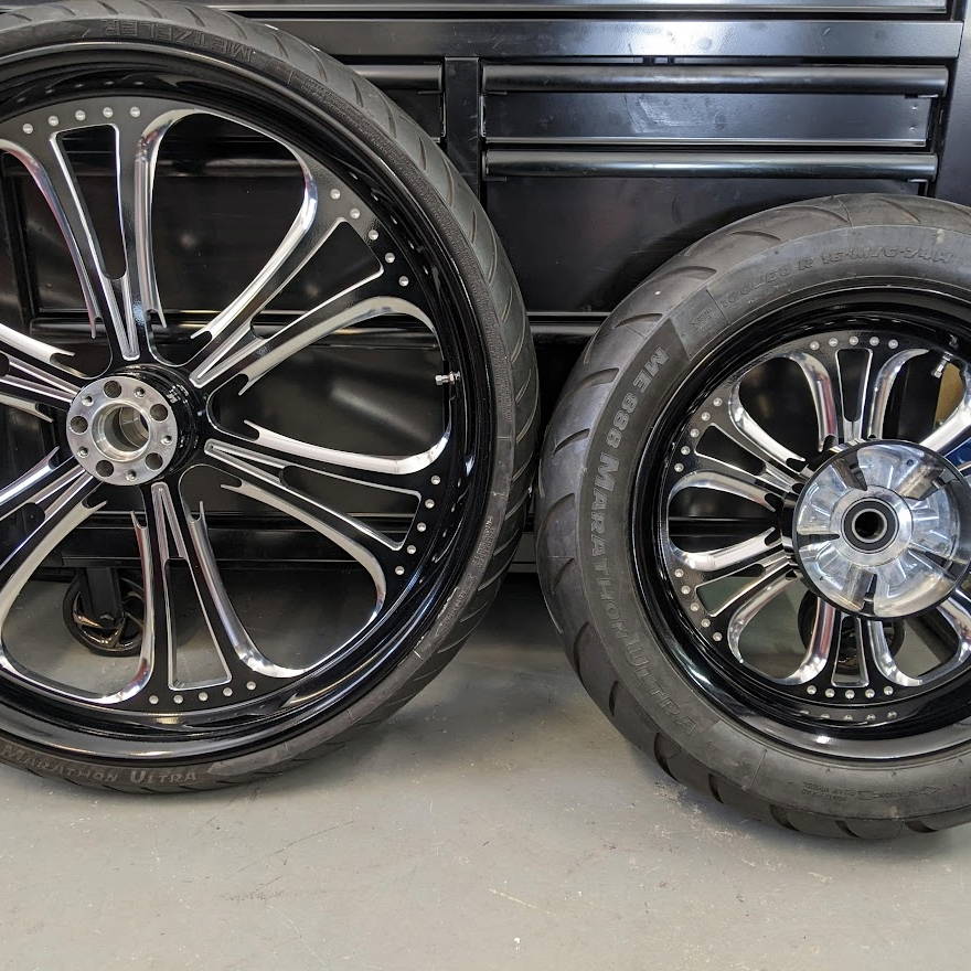 Used 26" wheel package for Harley