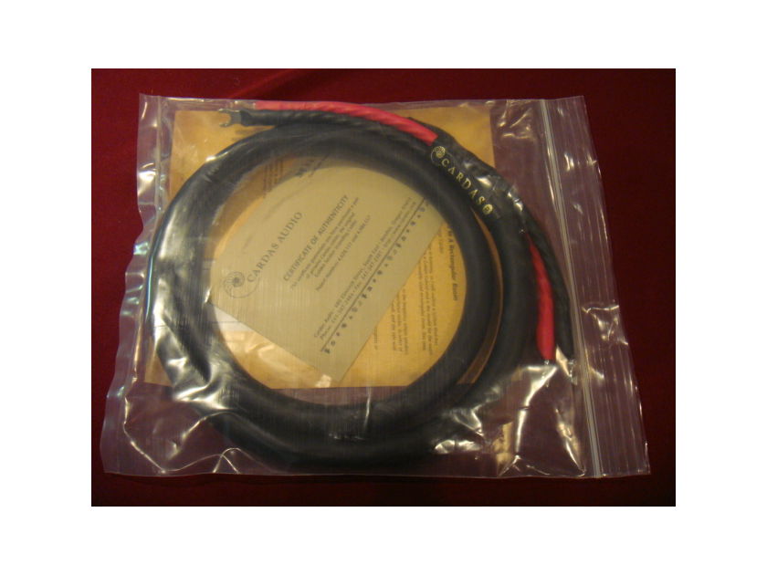 cardas golden reference  ONE SINGLE 1.5M  ( 61.5" tip to tip )  speaker cable ( brand new with cert) with spade ends