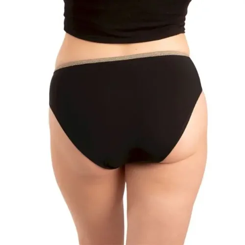 Bas Maillot de Bain Menstruel Bikini NEMA ARGENT - Flux Normaux