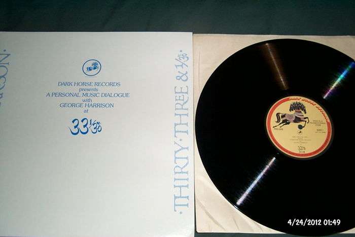 George Harrison - A Personal Music Dialogue Promo LP NM...