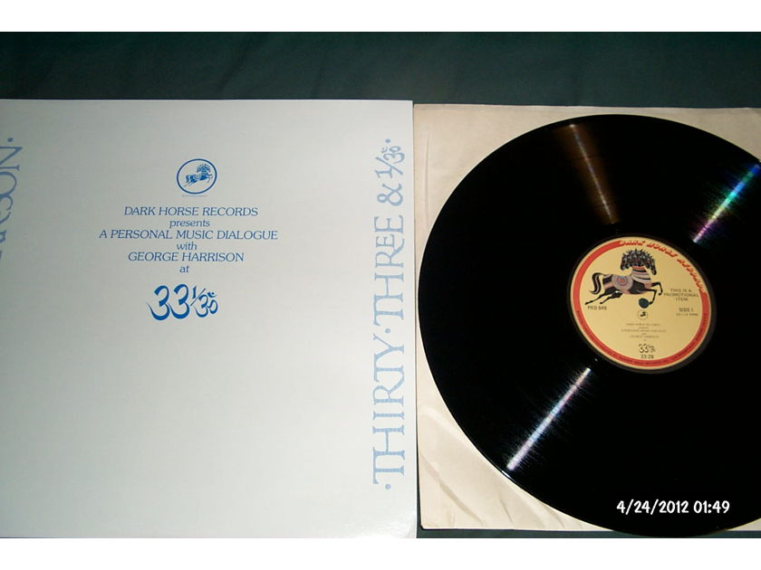 George Harrison - A Personal Music Dialogue Promo LP NM Dark Horse Label
