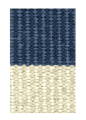 navy and white rag rug style indoor outdoor rug