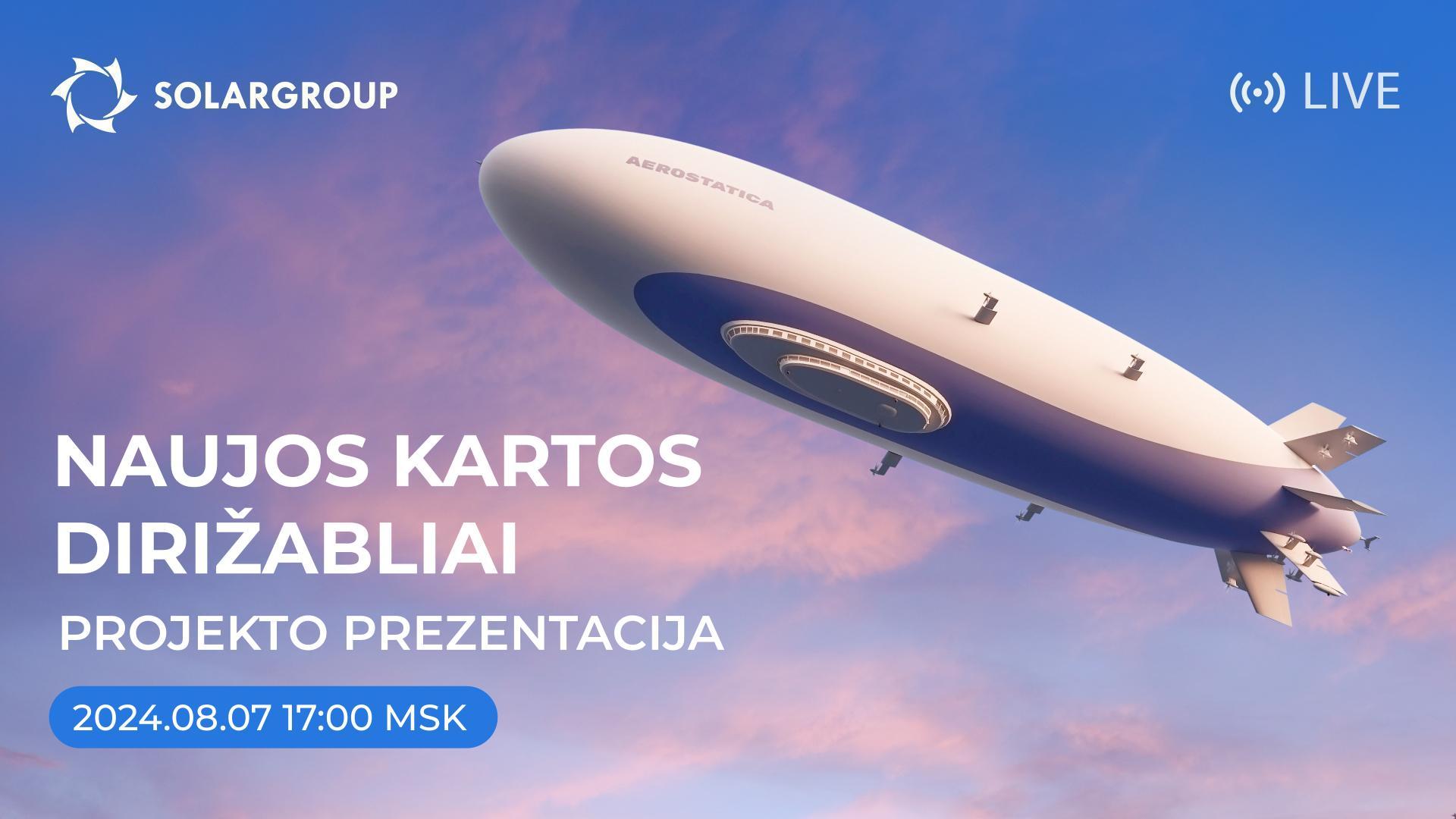 Naujos kartos dirižabliai: projekto startas