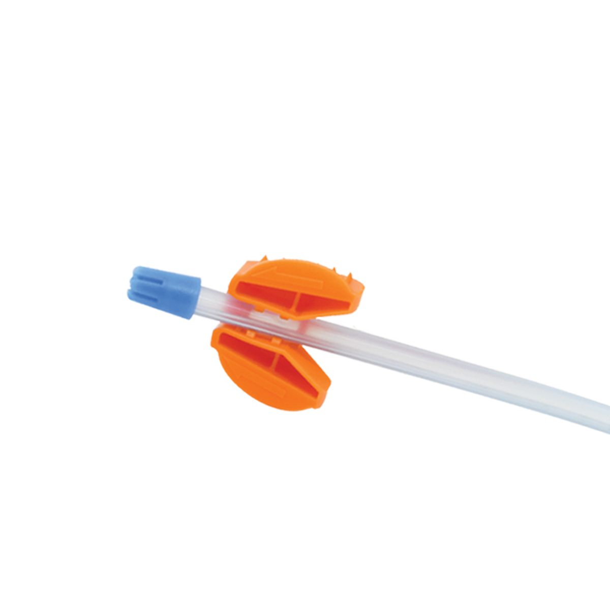 EZ-Bite Block with saliva ejector attached