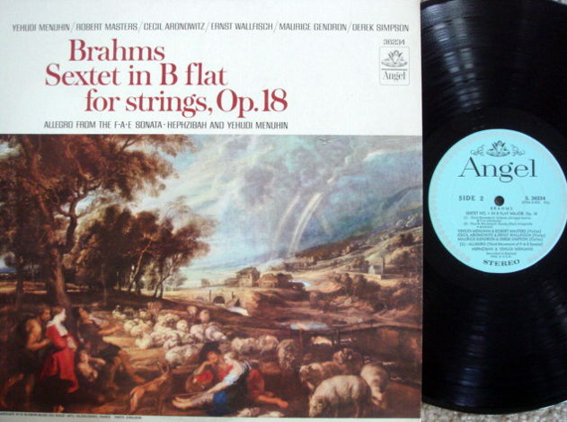 EMI Angel Blue / MENUHIN, - Brahms Sextet no.1, NM!