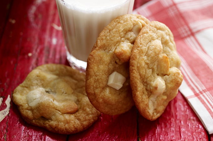 White Chocolate Macadamia Cookies