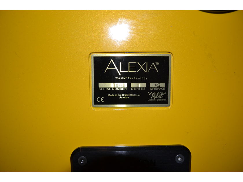 Wilson Audio Alexia 1 Lamborghini Yellow