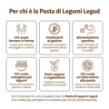 pasta di legumi decorticati