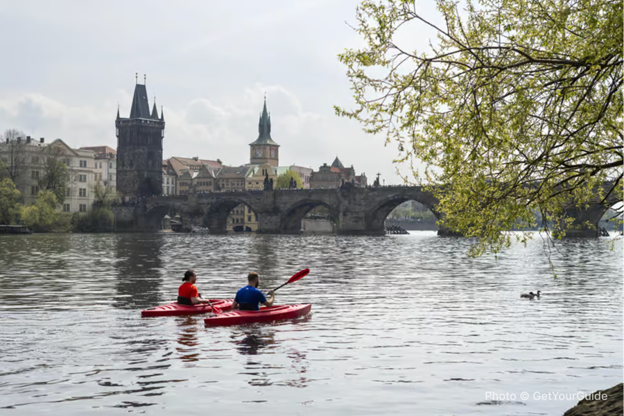 Prague: Vltava River Kayak Tour with Guide - photo 4