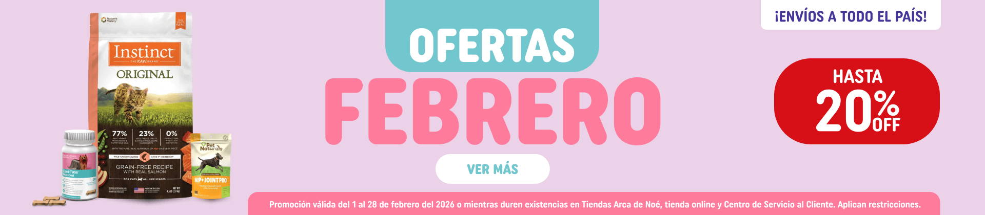 ofertas febrero - 20% off