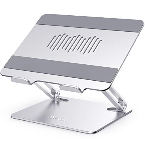 MeFee Adjustable Portable Laptop Stand with Phone Stand vs Awavo Laptop