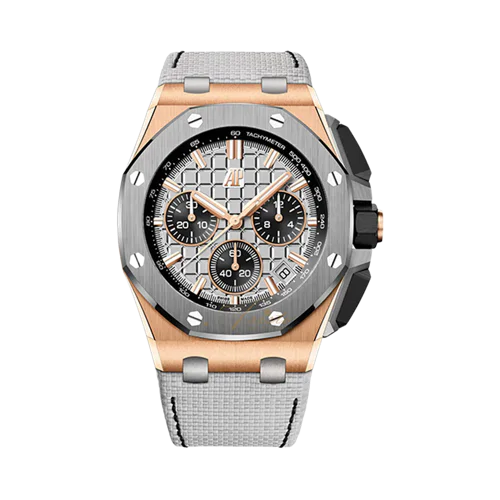 Audemars Piguet Royal Oak Offshore Chronograph 43mm Chronograph 18k Rose Gold and Titanium Grey Dial