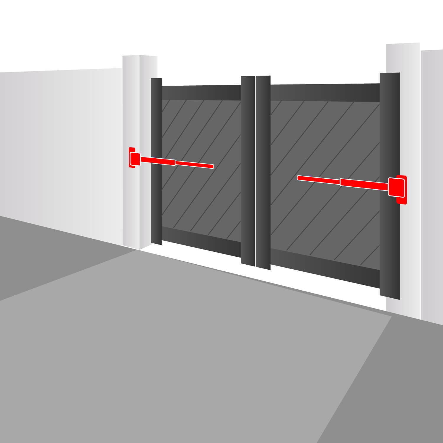 Motores para puertas abatibles