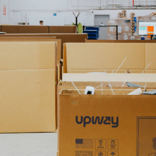 Upway shipping boxed