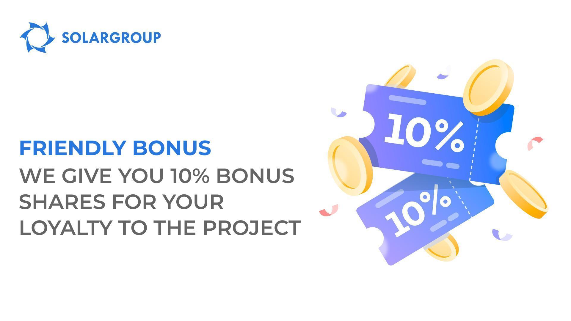 Get 10% bonus shares when buying or upsizing the following investment packages