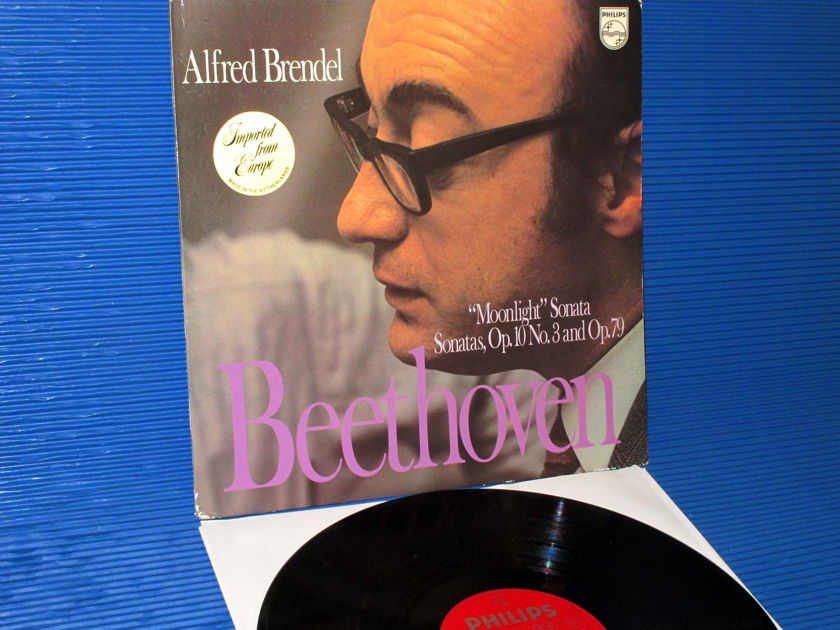 BEETHOVEN/Brendel -  - "Sonata 14 (Moonlight), 25 & 7" -  Philips import 1972 1st pressing