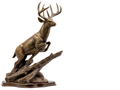 White Tail Deer Sculpture The Escape Artist by Terell O'Brien