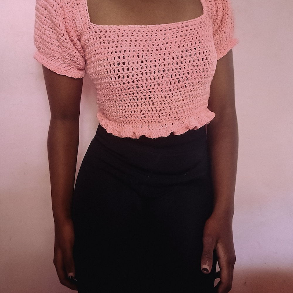 EENVOUDIGE PUFFSLEEVETOP