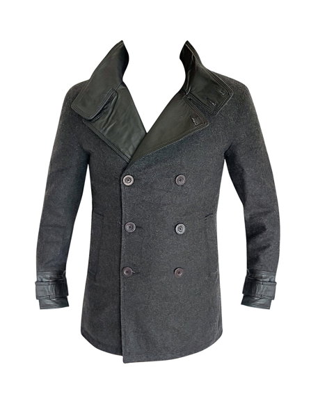 BARCELONA - Charcoal LEATHER and WOOL