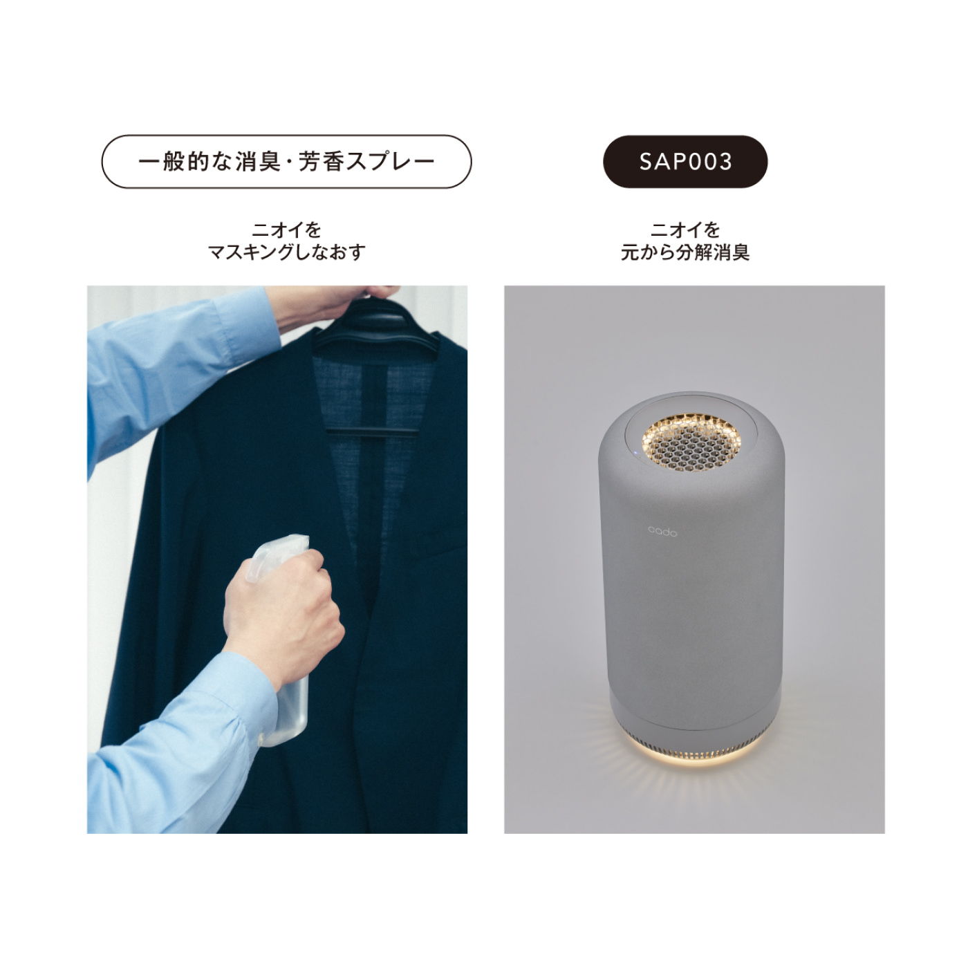 ニオイを隠す
