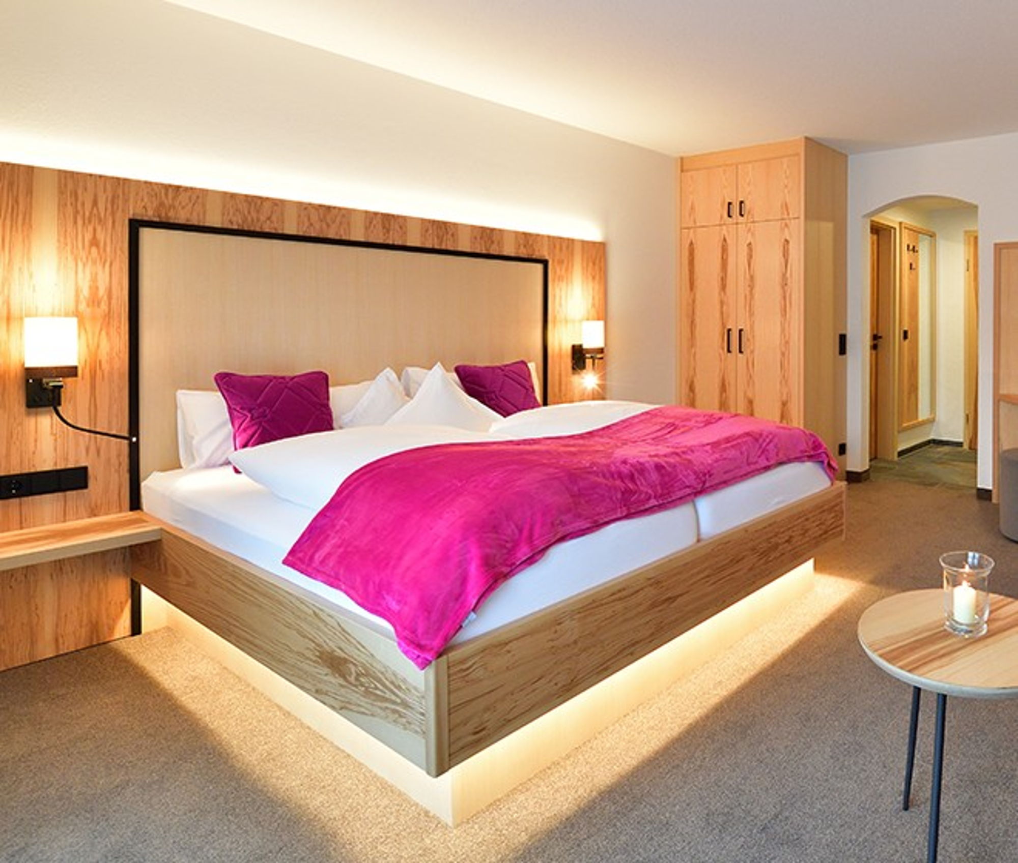 Superior Superior Doppelzimmer mit Balkon im Kleinwalsertalmit Balkon