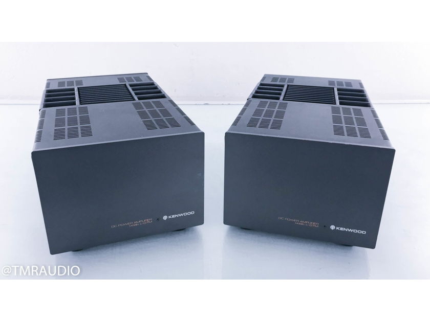 Kenwood L-07M Mono Power Amplifier Vintage Pair; L07M (14890)