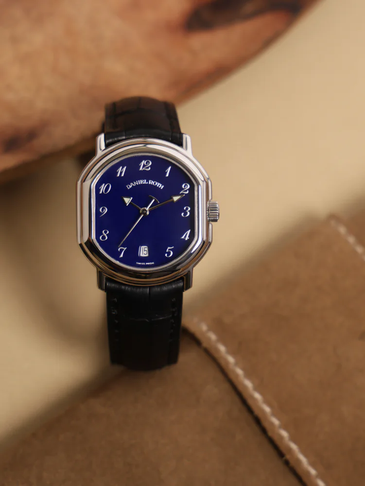 Le Sentier T157 Blue dial cal. 157 circa 1995, image 8